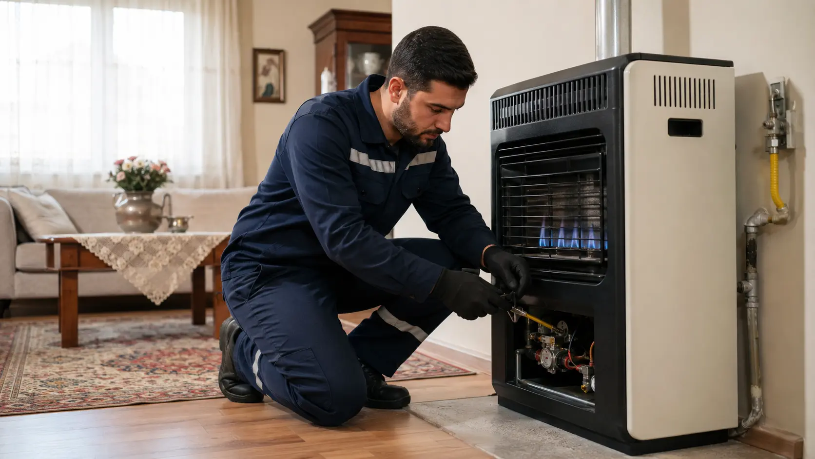 Pendik doğalgaz sobası servisi